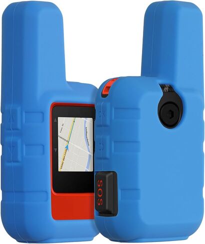 kwmobile Case Compatible with Garmin inReach Mini - GPS Handset Navigation System Soft Silicone Skin Protective Cover - Black in Saudi Arabia
