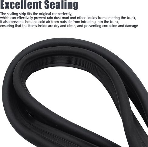 Rear Trunk Lid Weatherstrip Rubber Gasket Seal Fit for Corolla 2009 2010 2011 2012 2013 Replace 64461-02120 64461-02130 64461-12570 Sealing Strip in Saudi Arabia