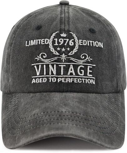 Xpayzere Limited Edition 1970 1971 1972 1973 1974 1975 1976 1977 1978 1979 Hat for Men Women, Funny Birthday Baseball Cap in Kuwait