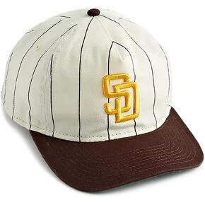 عصر جديد SD سان دييغو بادريس ريترو مقلمة قبعة لاعب الجولف Snapback، قبعة قابلة للتعديل in Kuwait