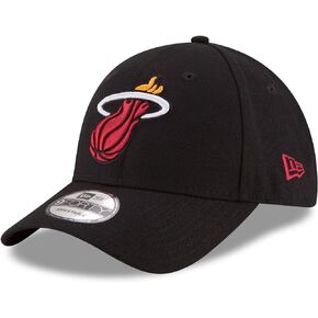 NEW ERA Men's 9FORTY NBA The League Miami Heat Cap, Black, One Size