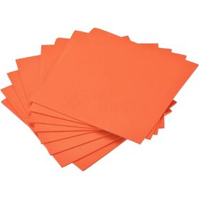 uxcell Orange EVA Foam Sheets 10 x 10 Inch 3mm Thickness for Crafts DIY Projects, 8 Pcs