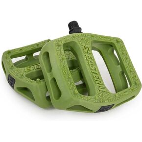 Eastern Facet Bike Pedals 9/16" - High Grip, Fiber-Reinforced Plastic & Chromoly Axle, for BMX, MTB & Kids Bikes - Multiple Colors