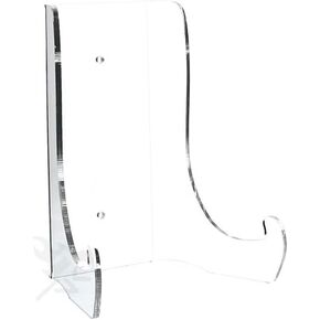 OnFireGuy Heavy Duty Plate Display Stand | 12-inch Clear Acrylic Easel for 15" - 18" Diameter Plates Photo Frames Books Plaques