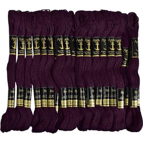 Anchor Threads Stitch Hand Embroidery Floss Stranded Cotton Cross Stich,25 Pcs