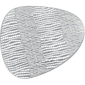 Home Details 4 Pack Coral Shape Placemat, Kitchen, Dinning Room, Place Setting, Décor, Gold