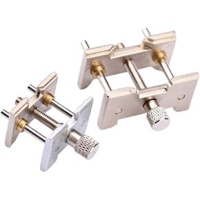 1 Set Zinc Alloy Watch Movement Holder Adjustable Watch Opening Tool Watch Case Opener Watch Movement Clip Watch Movement Clamp for Watch Repair Maintenance…