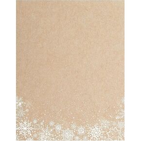 Great Papers! Merry Twigs & Holly Letterhead, 8.5" x 11", 80 Count (2019108),Red/white/green