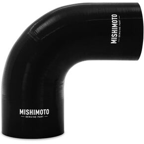 Mishimoto MMCP-R90-3540BK 90-Degree Silicone Transition Coupler, 3.50" to 4.00", Black