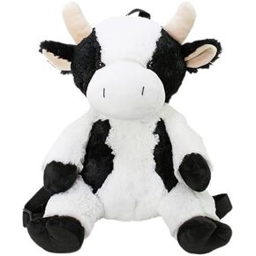 حقيبة ظهر على شكل بقرة من ويشبيتس مع حقيبة بسحاب للأطفال، مقاس 16 بوصة، وأشرطة قابلة للتعديل in Kuwait