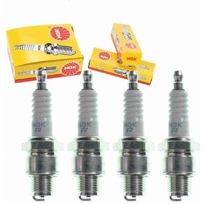 Sixity Auto 4 pc NGK Standard Spark Plugs compatible with Volkswagen Beetle 1.2L 1.3L 1.5L 1.6L H4 1954-1979