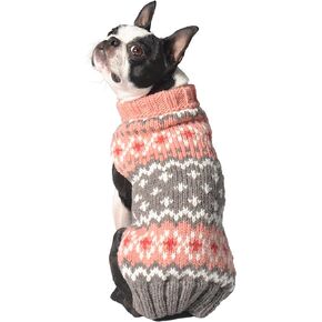 Chilly Dog Rose Fair isle Sweater, Medium