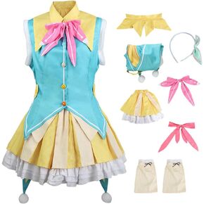 Kusanagi Nene Cosplay Costume Headdress Kusanagi Nene Cosplay Dress Outfit Full Set Halloween