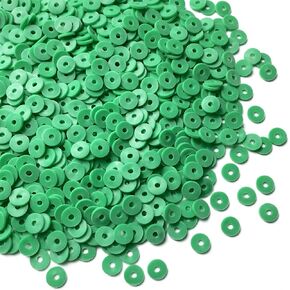 Jmassyang 3200 Pieces 6mm Flat Clay Beads Heishi Beads Polymer Round Spacer Beads Loose Spacer for Jewelry Making Bracelets Necklaces Earring Pendant DIY Crafts (6mm, Beige)
