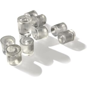 FastCap Clear Tall Euro Door Stops for Inset Doors (no Screws)