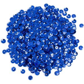 Cousin DIY Blue 5mm Cupped Sequins, 800pc