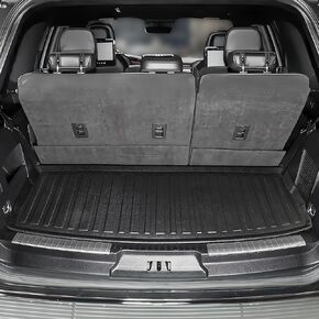Premium Cargo Liner for Lincoln Navigator SUV 2018-2024 - 100% Protection - Custom Fit Car Trunk Mat - All-Season Black Cargo Mat - 3D Shaped Laser Measured Trunk Liners for Ford Expedition