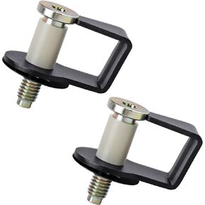 2 Pack Door Striker Bolts Set Includes Bushing Compatible with 1980-1997 Ford / 1987-89 Lincoln / 1981-90 Mercury Door Latch Lock Striker Bolts Replace E9AZ5422008A / 38448