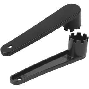Qiilu Funwater Inflatable Valve Tool Valve Wrench Black 2Pcs Rubber Dinghy Valve Wrench Canoeing Inflation Valve Drifting Ship Accessories