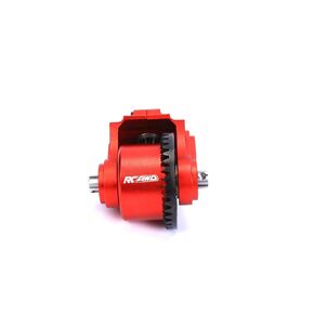 RCAWD Metal Gear F/R Transmission Module Set 1/10 Arrma Bigrock Granite Kraton Outcast Senton Vorteks 1/8 Infraction Typhon Vendetta Parts(Red)