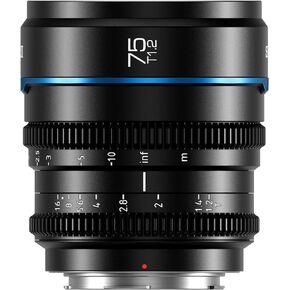 SIRUI Night Walker 16mm T1.2 S35 Wide Angle Cine Lens, Large Aperture Manual Focus Lens (MS16E-B, E Mount, Black)