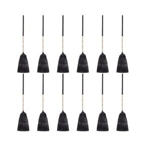 SPARTA Flo-Pac Janitor Broom Warehouse Broom for Cleaning, 57 Inches, Black, (Pack of 12)