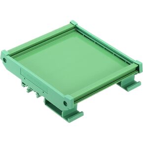 MECCANIXITY PCB DIN حامل حامل السكك الحديدية، حامل تركيب لوحة الدائرة 90x200 مم أخضر
