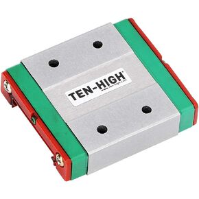 TEN-HIGH MGN7 50 مم خطي دليل السكك الحديدية منتجات الحركة الخطية، للطابعة ثلاثية الأبعاد وآلة CNC، قطعة واحدة من السكك + 1 قطعة محمل كتلة MGN7C