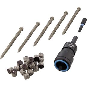 Starborn Industries Pro Plug PVC/Comp - Epoxy Kit 10 x 2-3/4 inch 150 165 100 lf Trex Woodland Brown