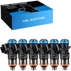 0280158233 Fuel Injectors Fit For:-Dodge Avenger Challenger Charger Durango, For:-Ram 1500 For:-Jeep Grand Cherokee Wrangler For:-Chrysler 300 Town and Country 2011-2019 FJ1147 (6 Pack)