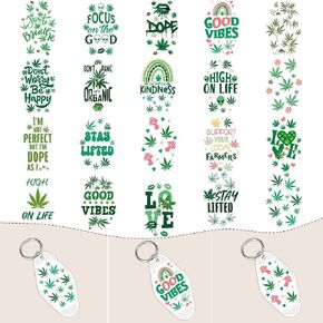 UV DTF Wrap Stickers - 80 Sheets Black Women UV DTF Stickers for Motel Keychain Inspirational Motivational UVDTF Wraps Black Girl Waterproof UV DTF Transfer Stickers for Hotel Keychain