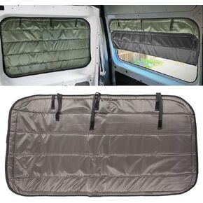 Crew Window Sun Shade Cover for Ford Transit Van 2015-2022, Foldable Insulated Blackout Windshield Window Cover