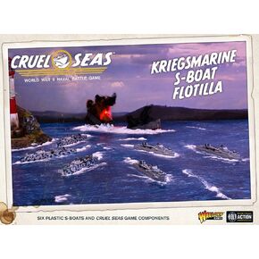 Cruel Seas Kriegsmarine S-Boat Flotilla 1:300 WWII Naval Military Wargaming Plastic Model Kit 782012001
