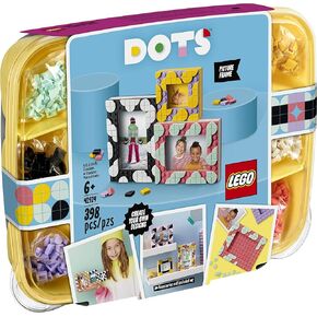 LEGO DOTS Creative Picture Frames 41914 DIY Creative Craft Decorations Kit for Kids, Makes a Great Gift for Kids Who Like Doing Crafts at Home and Fun Picture Frame Ideas (398 Pieces)