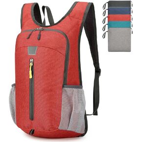Lightweight Hiking Backpack 20L Foldable Small Travel Hiking Daypack Camping Backpack Water Resistant Packable Outdoor Cycling Back Pack Sports Shoulder Bag for Women Men (Charcoal)