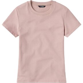 Cuts Clothing Women's Tomboy Crew Neck Straight Hem Short Sleeve TShirt