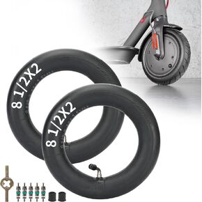 RUTU 8.5 Inch Scooter Inner Tubes, 8 1/2 x 2 Pneumatic Tube, Explosion-Proof, Pressure-Resistant, for Electric Scooters (Size:Inner)