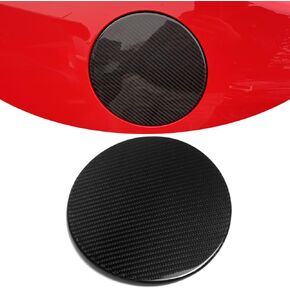 Jogon Genuine Carbon Fiber Fuel Tank Cover Trim for Ford Mustang S650 GT Dark Horse EcoBoost Shelby 2024 NEW Exterior Door Gas Tank Cap Decoration