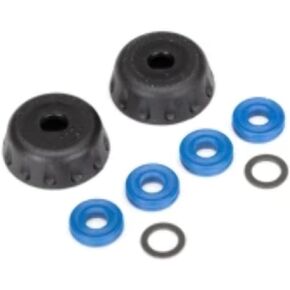 Double Seal kit, GTR Shocks (x-Rings (4)/ 4x6x0.5mm PTFE-Coated washers (2)/ Bottom caps (2)) (renews 2 Shocks)