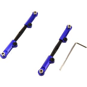Atomik Alloy Rear Camber Link - RC Car Replacement Part for Traxxas 1/10 Stampede - Hardened Billet 6061 Aluminum, Rear Chassis Upgrade 3641A - Blue