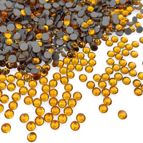 4500Pcs Hotfix Rhinestones Bulk, Crystal Clear AB Rhinestones for Crafts Clothes DIY Decoration,SS10,2.8-3MM(XS013 - Light Yellow) in Kuwait
