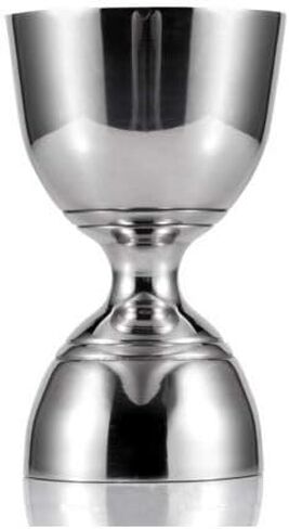 Bell Jigger Stainless Steel Bar Tool With 0.5oz, 1oz, 1.5oz and 2oz Measuring Marks, Mirror Polished Finish, One Jigger in Saudi Arabia