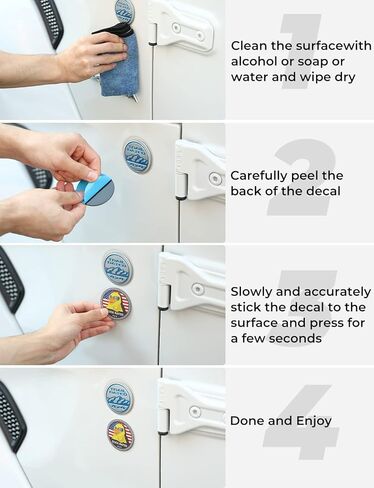 شارة سيارة معدنية بشعار البطة، ملصق شعار سيارة معدني دائري ثلاثي الأبعاد من QMPARTS، ملصق شعار سيارة 4×4 متوافق مع شاحنات مركبات رانجلر شيروكي (تصنيف الموجة) in Kuwait