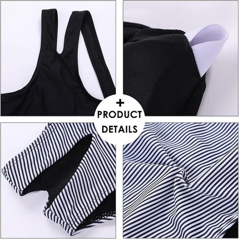 بيكيني نسائي عالي الخصر بكتف واحد، ملابس سباحة مثيرة للتحكم في البطن، قطعتين من قطعتين in Kuwait