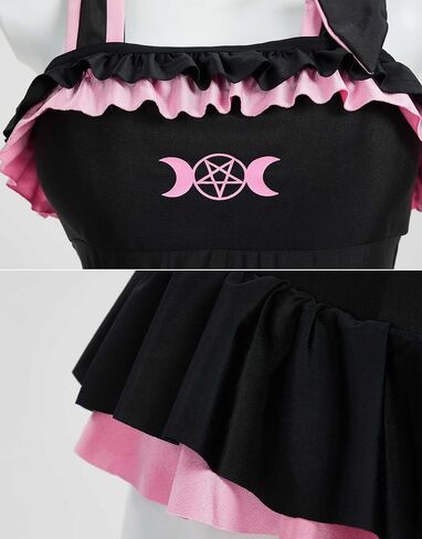 haikyuu Women Sailor Bunny Bikini Kawaii Two Piece Swimsuit Cute Goth Bathing Suit Ruffle Style in Saudi Arabia