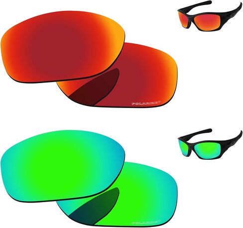 عدسات بديلة لنظارات شمسية Oakley Pit Bull OO9127/Pit Bull Asian Fit OO9161 زوجان معبأة in Kuwait
