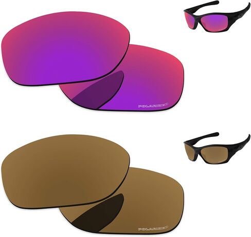 عدسات بديلة لنظارات شمسية Oakley Pit Bull OO9127/Pit Bull Asian Fit OO9161 زوجان معبأة in Kuwait