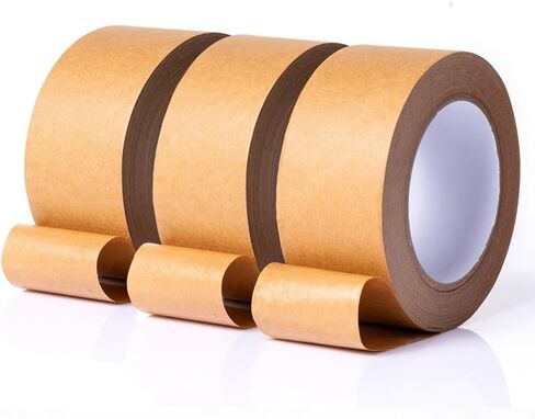 Brown Paper Box Packing Tape 2" x 150 Feet,Non-Coated Surface Kraft Packaging Tape,Sealing Eco-Friendly Biodegradable, Writable Package Tape in Saudi Arabia