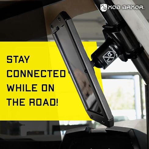 Mob Armor Grip Combo سريع الإصدار Maxx Direct Mount - حامل للخدمة الشاقة، آلية التحرير السريع، حامل رأس كروي سهل الضبط، عالمي ومرن لمعظم الأجهزة اللوحية، خياران للتركيب للسيارة والمزيد in Kuwait