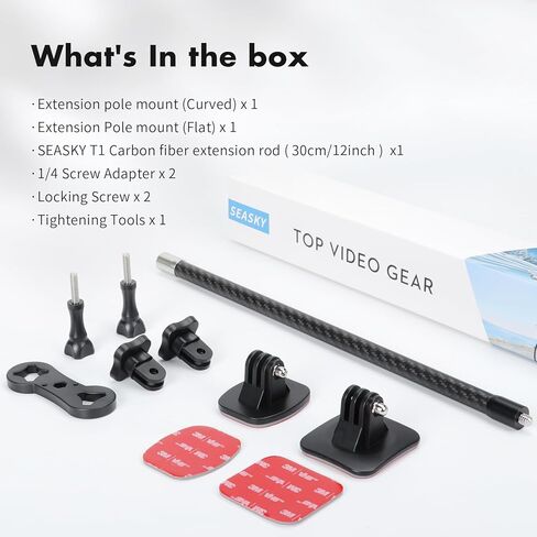 حامل خوذة SEASKY T1-A Unicorn متوافق مع insta360 X4 X3 X2 One RS متوافق مع GoPro Max 360 كاميرا رياضية بانورامية التزلج على الجليد والتزحلق على الجليد وركوب الدراجة وإكسسوارات رؤية الشخص الثالث in Kuwait